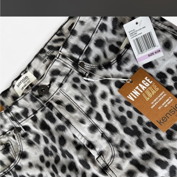 Kensie Vintage Luxe Animal Print Pants 6/28 NwT⭐️ - Picture 1 of 6